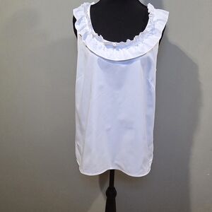 J. Crew White Cotton Blouse